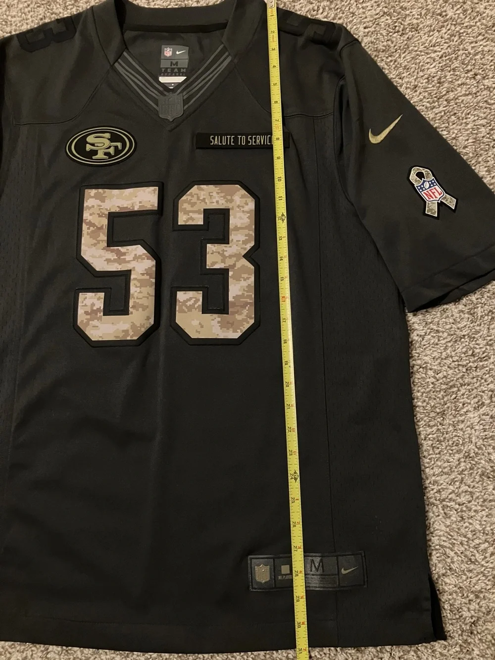 NaVorro Bowman #53 San Francisco 49ers Nike Salute to Service NFL Jersey Medium